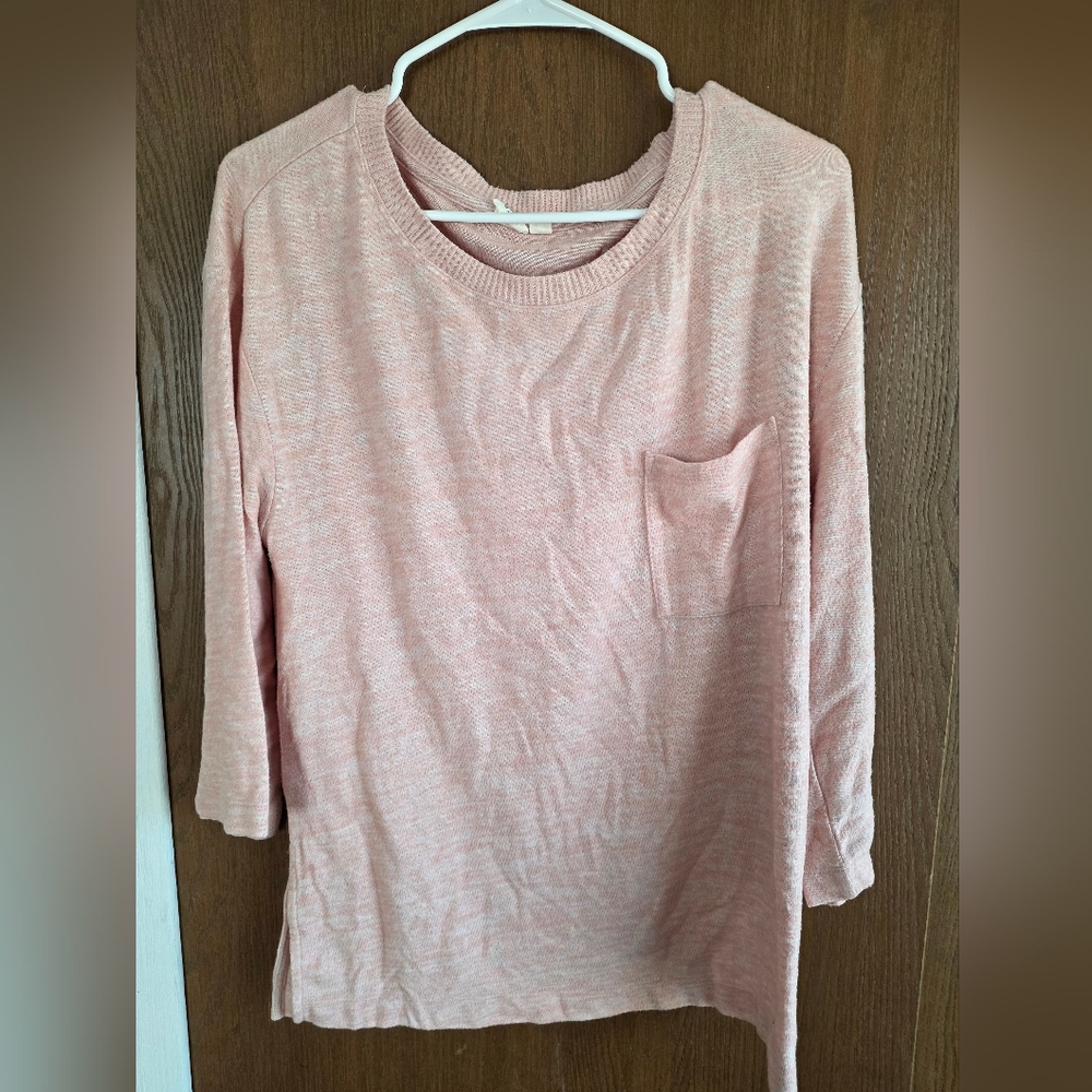 GAP Light Pink Long Sleeve Tee